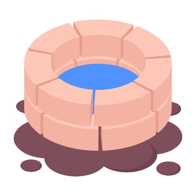 A step-by-step guide showing how to stack concrete blocks in a circular pattern to create the fire pit walls, with fire-resistant bricks lining the inside.