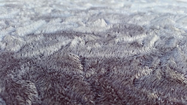 A close-up shot of luxurious, plush carpeting in a bedroom setting. The carpeting is thick and soft, with a neutral color palette that complements the surrounding décor. The image emphasizes the comfort and warmth the carpet adds to the room.