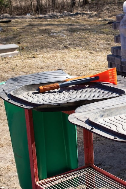 A visual guide showcasing different types of compost bins, including a tumbler, an open pile, and a vermicomposting system. Each bin is labeled with its advantages and disadvantages (e.g., speed, space requirements, ease of use).